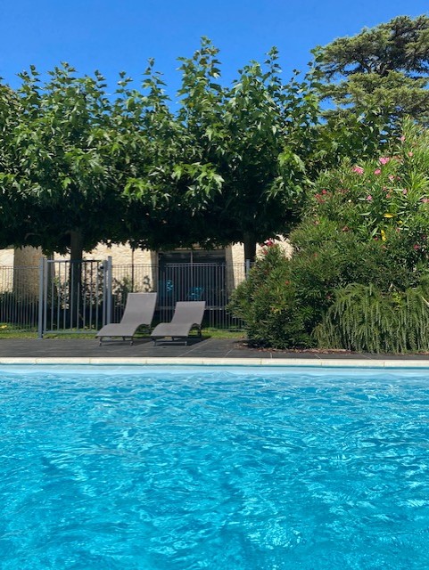 Piscine chambres d'hôtes château La Gravière Vertheuil (Gironde, Nouvelle Aquitaine)