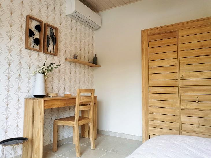 Salle de bain chambre d'hôtes La Beaume